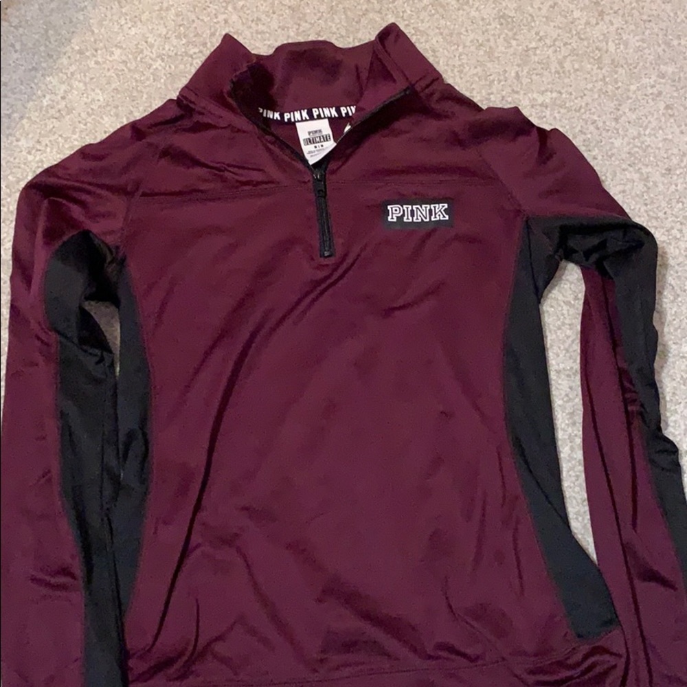 VS PINK Workout Quarter Zip Jacket